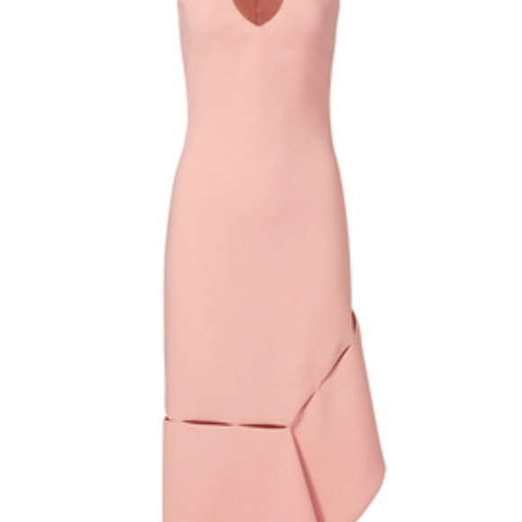 Prabal Gurung Rose Tea Side Slash Dress - Picture 2 of 3